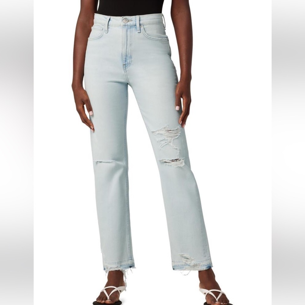 NWT Hudson Jeans Women's Light Blue Straight Leg Jeans Size 24